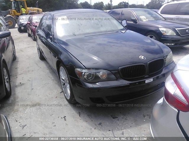 WBAHL83588DT13282 - 2008 BMW 750 I BLACK photo 1