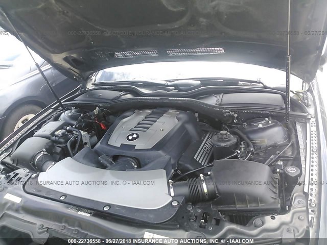 WBAHL83588DT13282 - 2008 BMW 750 I BLACK photo 10