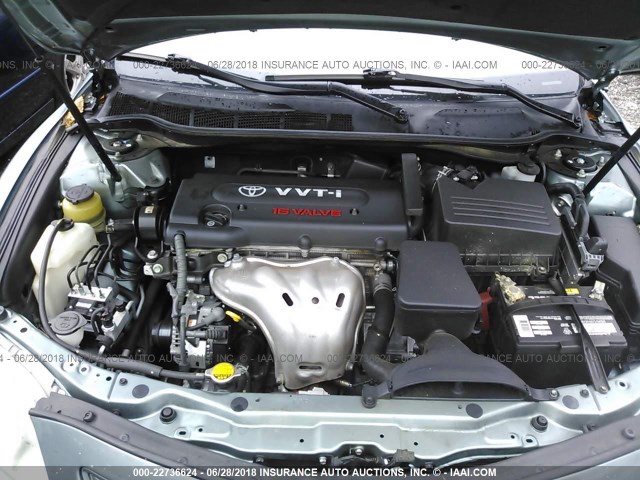 4T1BE46K29U800889 - 2009 TOYOTA CAMRY SE/LE/XLE GREEN photo 10