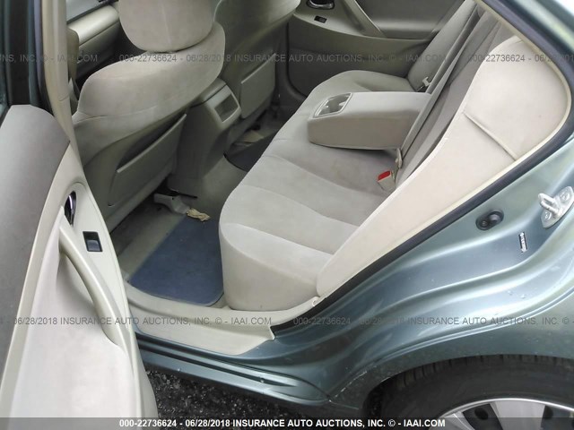4T1BE46K29U800889 - 2009 TOYOTA CAMRY SE/LE/XLE GREEN photo 8