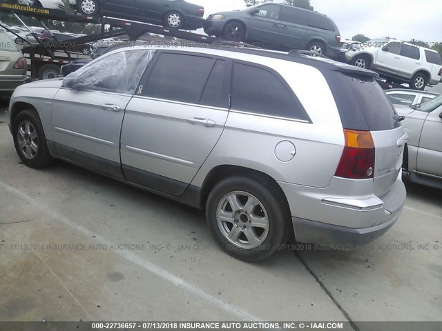 2C4GM68415R287181 - 2005 CHRYSLER PACIFICA TOURING SILVER photo 3