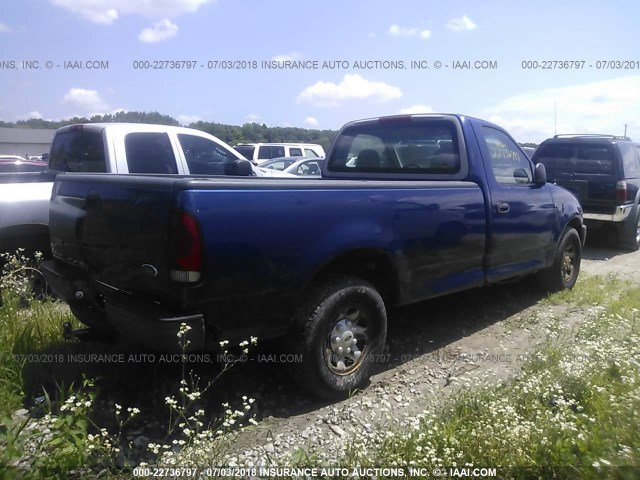 1FTRF2761WNB66941 - 1998 FORD F250 BLUE photo 4