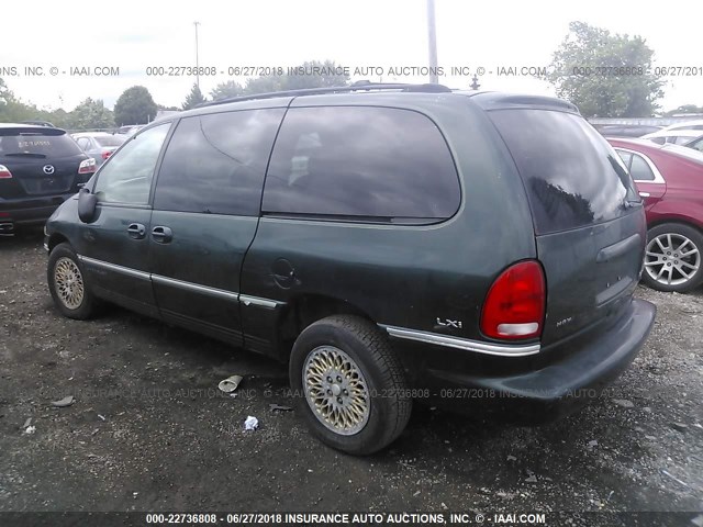 1C4GP64L9VB201540 - 1997 CHRYSLER TOWN & COUNTRY LXI GREEN photo 3