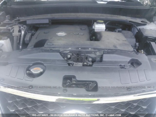 5N1AR2MN1DC673701 - 2013 NISSAN PATHFINDER S/SV/SL/PLATINUM 银色 照片 10