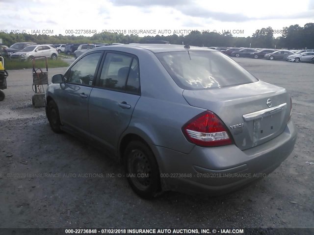 3N1BC1AP8AL418279 - 2010 NISSAN VERSA S/SL GRAY photo 3