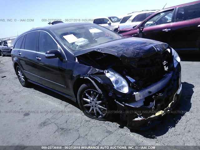 4JGCB65E08A079430 - 2008 MERCEDES-BENZ R 350 BLACK photo 1