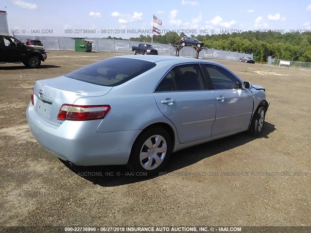 4T1BE46K49U895195 - 2009 TOYOTA CAMRY SE/LE/XLE Light Blue photo 4