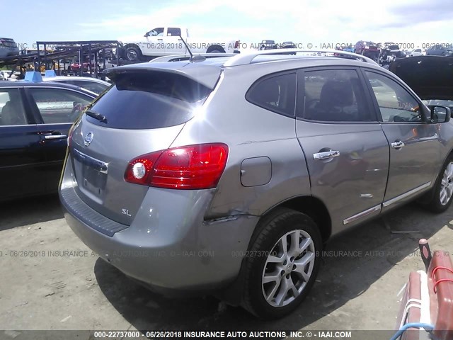 JN8AS5MTXBW577476 - 2011 NISSAN ROGUE S/SV/KROM GRAY photo 6