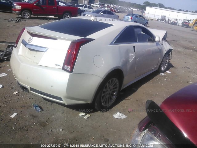 1G6DP1E33C0118735 - 2012 CADILLAC CTS PREMIUM COLLECTION WHITE photo 4