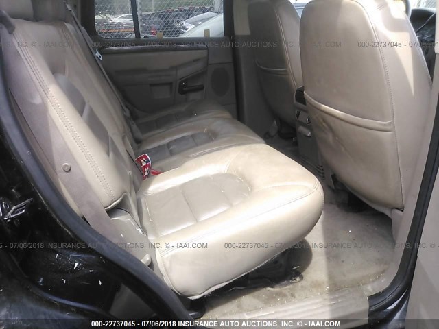 1FMZU85WX3UC30726 - 2003 FORD EXPLORER LIMITED 黑色 照片 8