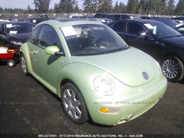 3VWDD21C31M454426 - 2001 VOLKSWAGEN NEW BEETLE GLX 绿色 照片 1