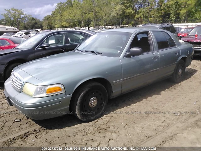 2FAFP73W55X158556 - 2005 FORD CROWN VICTORIA  GREEN photo 2