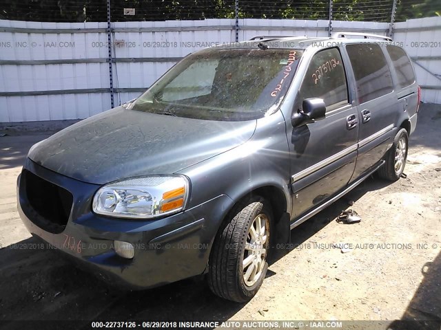 5GADV23L56D133599 - 2006 BUICK TERRAZA CX TURQUOISE photo 2