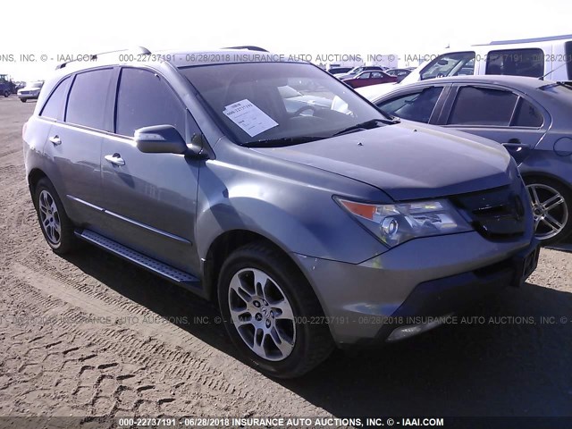2HNYD28488H516392 - 2008 ACURA MDX TECHNOLOGY SILVER photo 1
