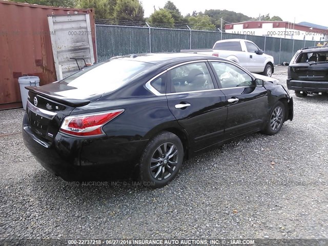 1N4AL3AP7FN901232 - 2015 NISSAN ALTIMA 2.5/S/SV/SL BLACK photo 4