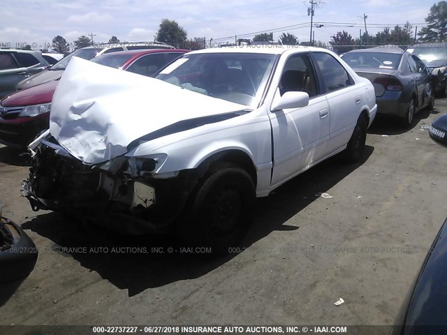 4T1BG22K01U777377 - 2001 TOYOTA CAMRY CE/LE/XLE WHITE photo 2