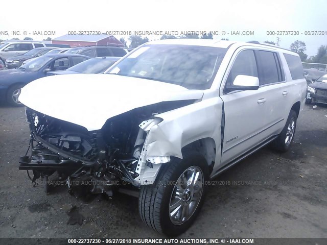 1GKS2HKJXGR276901 - 2016 GMC YUKON XL DENALI WHITE photo 2