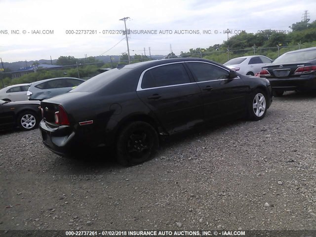 1G1ZB5E07CF185732 - 2012 CHEVROLET MALIBU LS BLACK photo 4