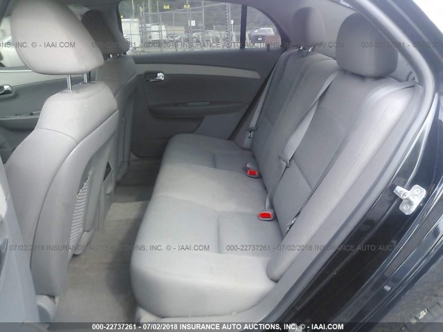 1G1ZB5E07CF185732 - 2012 CHEVROLET MALIBU LS BLACK photo 8