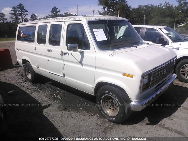 1FMEE11Y8JHA82852 - 1988 FORD ECONOLINE E150 WHITE photo 1