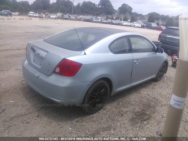 JTKDE167950036606 - 2005 TOYOTA SCION TC 浅蓝色 照片 4