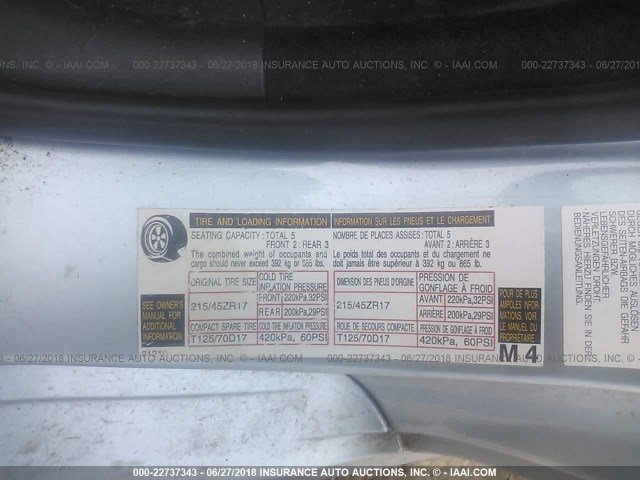 JTKDE167950036606 - 2005 TOYOTA SCION TC 浅蓝色 照片 9