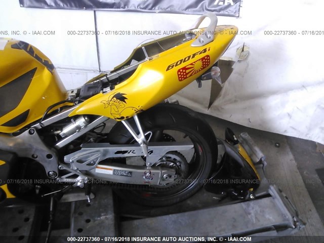 JH2PC35011M208907 - 2001 HONDA CBR600 F4 YELLOW photo 6