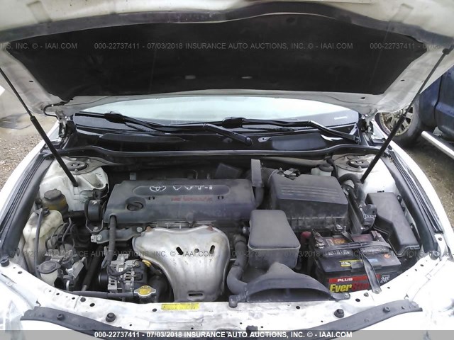 4T1BE46K99U810111 - 2009 TOYOTA CAMRY SE/LE/XLE WHITE photo 10