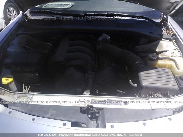 2B3KA43R36H390556 - 2006 DODGE CHARGER SE/SXT SILVER photo 10