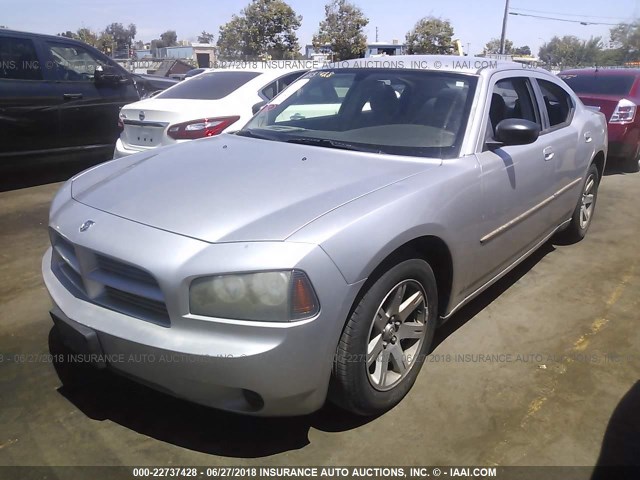 2B3KA43R36H390556 - 2006 DODGE CHARGER SE/SXT SILVER photo 2