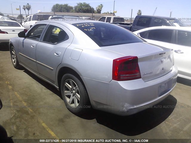 2B3KA43R36H390556 - 2006 DODGE CHARGER SE/SXT SILVER photo 3