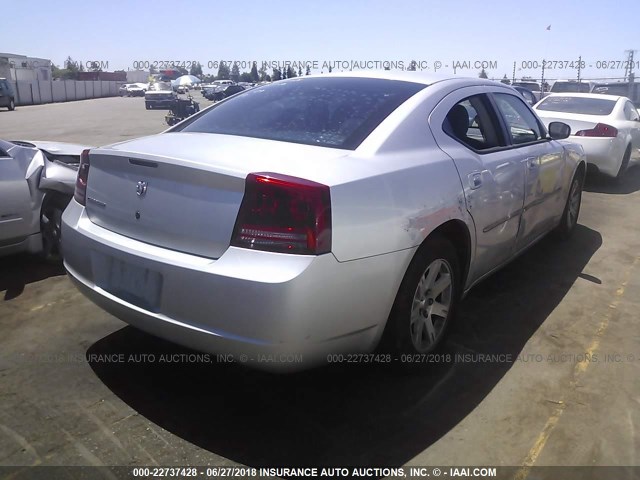 2B3KA43R36H390556 - 2006 DODGE CHARGER SE/SXT SILVER photo 4