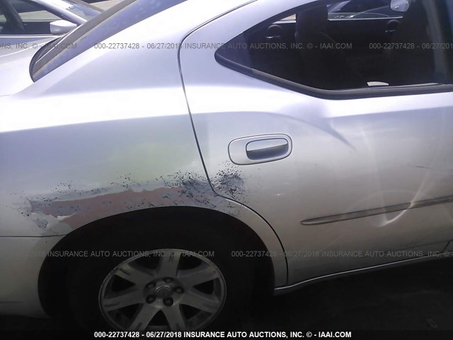 2B3KA43R36H390556 - 2006 DODGE CHARGER SE/SXT SILVER photo 6
