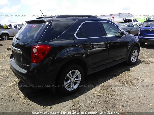 2GNALBEK1F6120897 - 2015 CHEVROLET EQUINOX LT BLACK photo 4