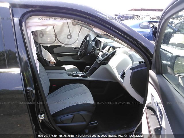 2GNALBEK1F6120897 - 2015 CHEVROLET EQUINOX LT BLACK photo 5