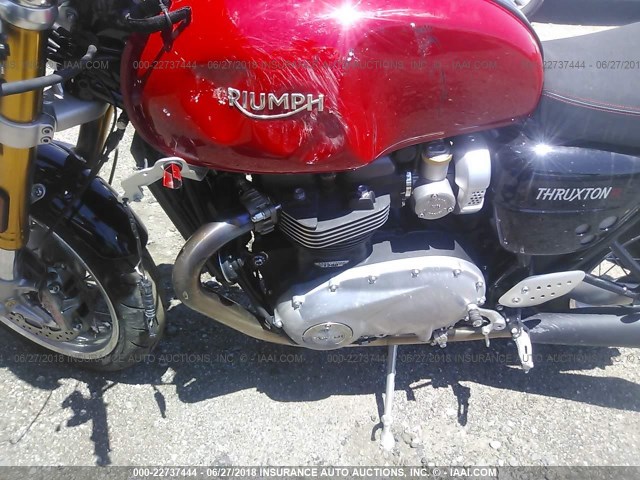 SMTD21HF2HT801423 - 2017 TRIUMPH MOTORCYCLE THRUXTON 1200 R RED photo 9