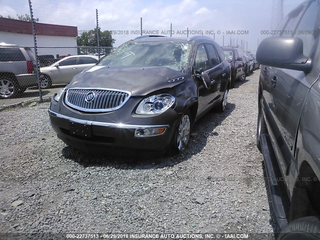 5GAER23788J116666 - 2008 BUICK ENCLAVE CXL Marron photo 2