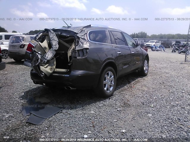 5GAER23788J116666 - 2008 BUICK ENCLAVE CXL Marron photo 4