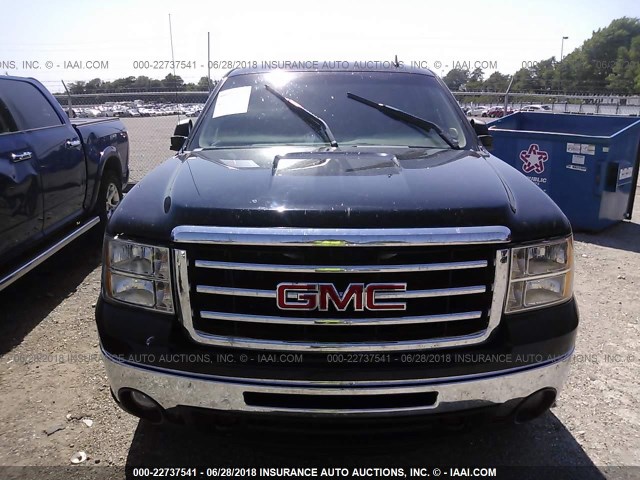 3GTP2VE74CG108374 - 2012 GMC SIERRA K1500 SLE BLACK photo 6