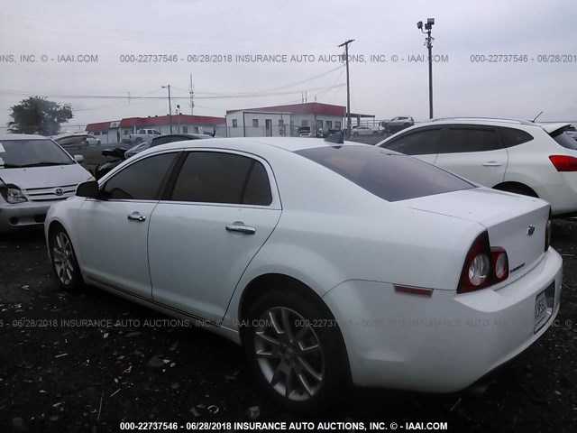 1G1ZG5E71CF139800 - 2012 CHEVROLET MALIBU LTZ 白色 照片 3