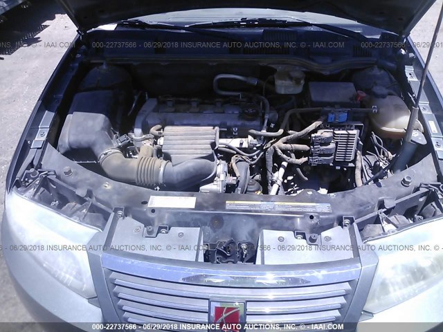 1G8AJ55F07Z103737 - 2007 SATURN ION LEVEL 2 GRAY photo 10