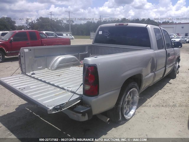 1GCEC19V66Z297619 - 2006 CHEVROLET SILVERADO C1500 Pewter photo 4