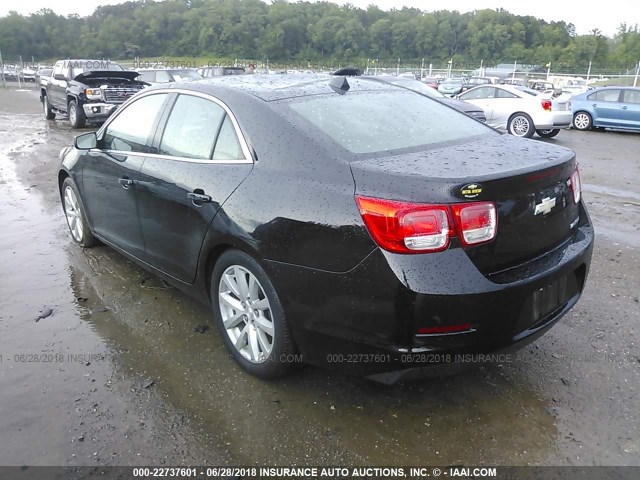 1G11E5SA9DU133758 - 2013 CHEVROLET MALIBU 2LT BLACK photo 3