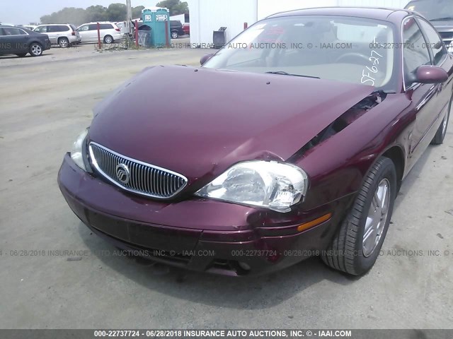 1MEFM55S74A617531 - 2004 MERCURY SABLE LS PREMIUM MAROON photo 6