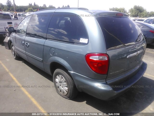 2A4GP44R96R887150 - 2006 CHRYSLER TOWN & COUNTRY LX Light Blue photo 3