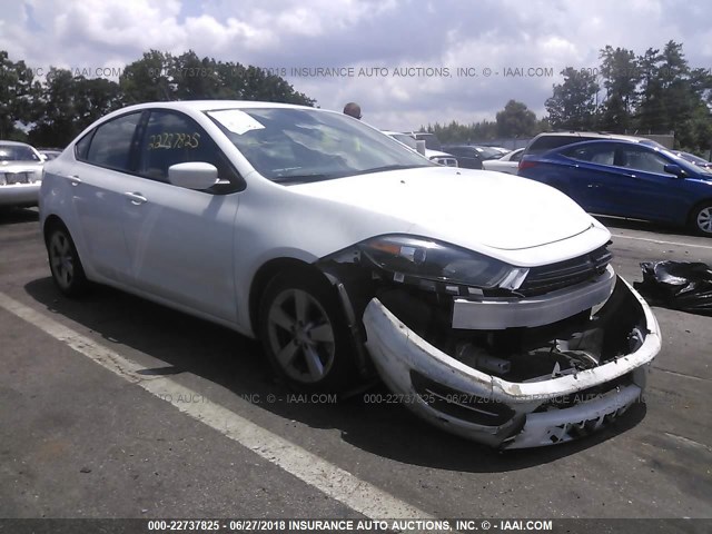 1C3CDFBB2GD766497 - 2016 DODGE DART SXT WHITE photo 1