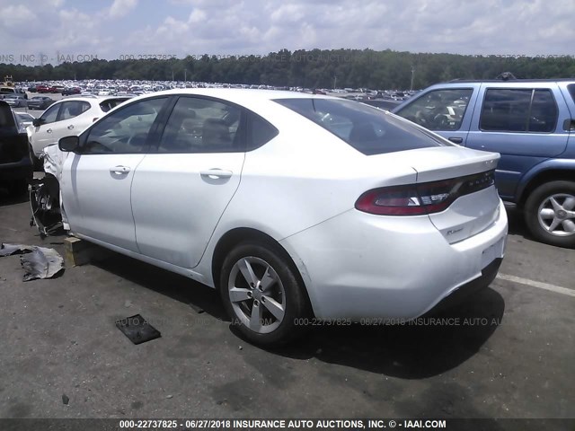 1C3CDFBB2GD766497 - 2016 DODGE DART SXT WHITE photo 3