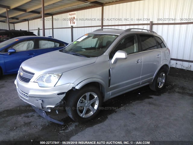 3GNAL3E55CS642980 - 2012 CHEVROLET CAPTIVA SPORT/LT SILVER photo 2