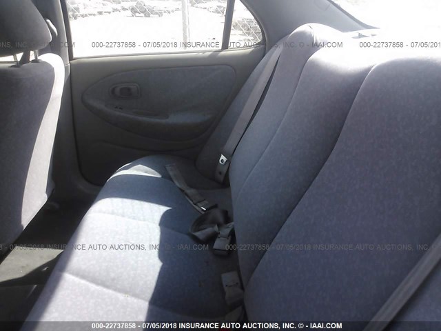 KMHJF35F4YU019569 - 2000 HYUNDAI ELANTRA GLS GRAY photo 8