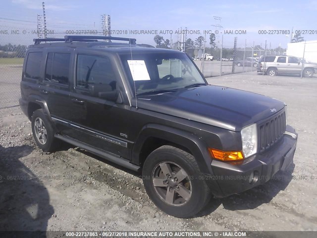 1J8HG48K46C337363 - 2006 JEEP COMMANDER GRAY photo 1
